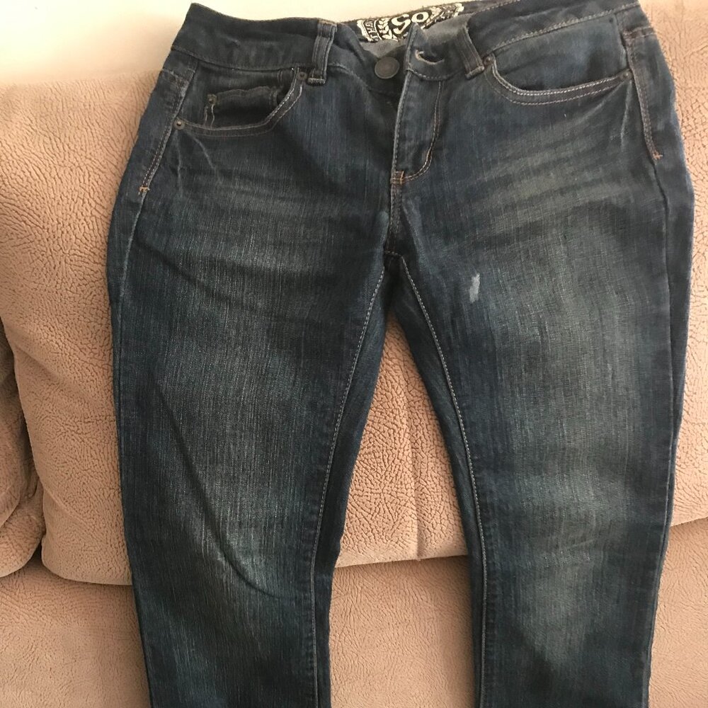 So American Heritage Bootcut Jeans Women's 11 Blue Low Rise 5-Pocket Medium Wash